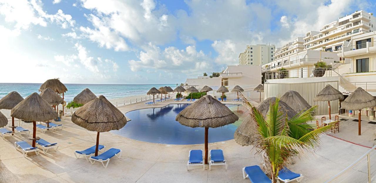 Апартаменты Cozy Ocean Front Penthouse At Marlin Beach Канкун Экстерьер фото
